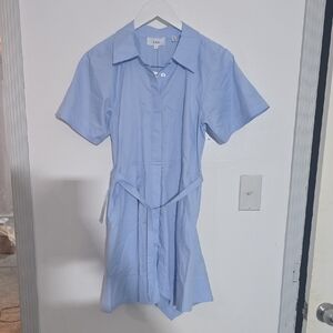 A.L.C. Julie Dress Sky Blue Dress Shirt